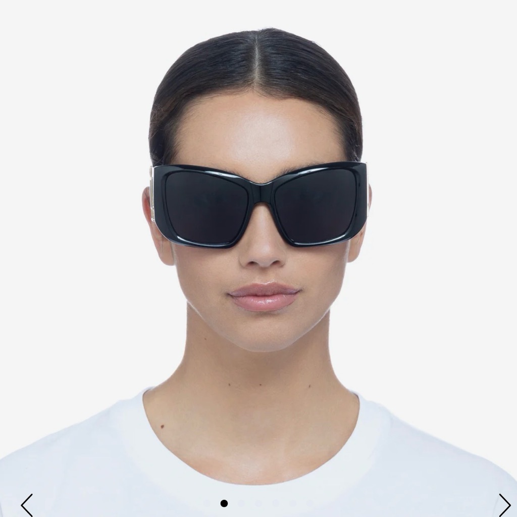Le Specs Black Sunglasses. Style “Primal Instinct”